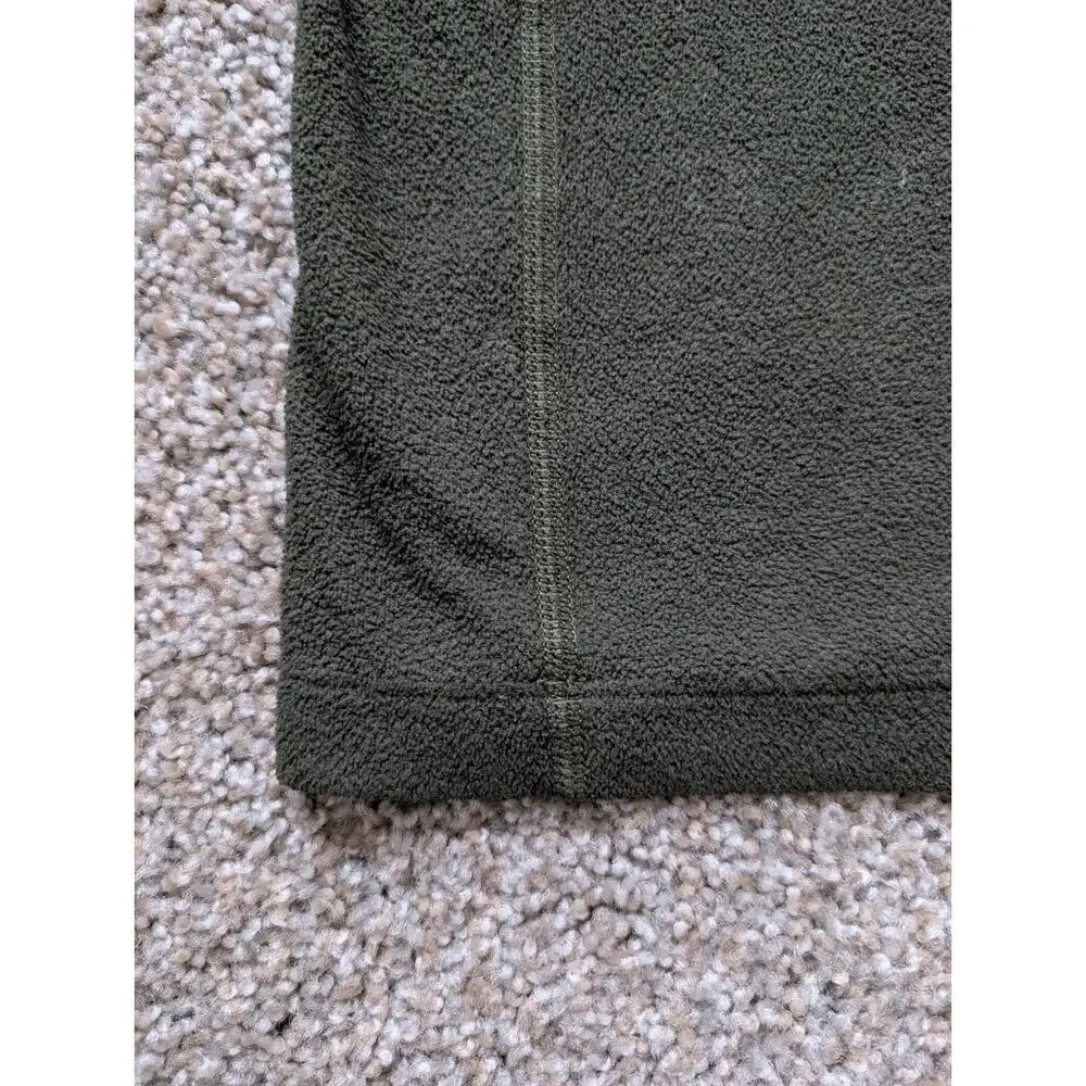The North Face Men's 1/4 Zip Fleece Pullover Green Gray FlashDry Outdoor Hiking